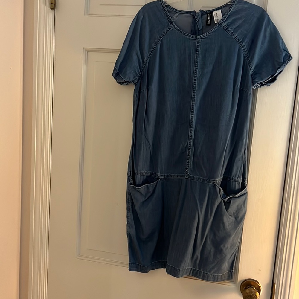 Jean Mini Dress by H&M Size 8